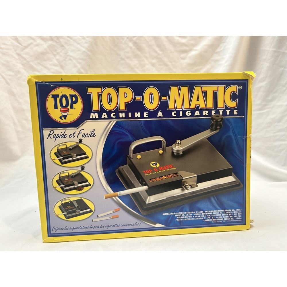 TOP-O- MATIC CIGARETTE ROLLING MACHINE